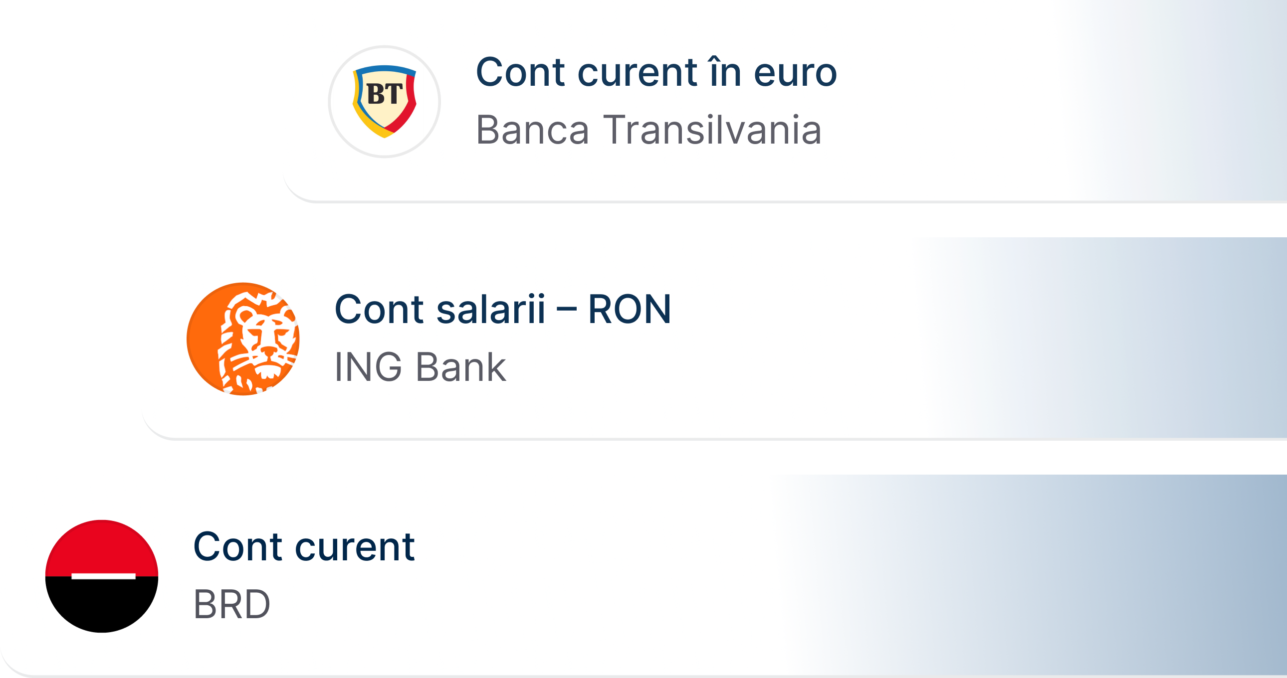 Bank integration features